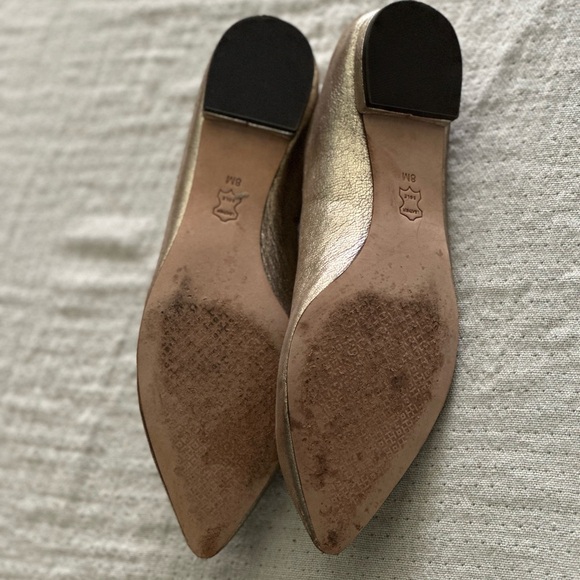 Tory Burch Metallic Kellen Flat - Picture 3 of 3